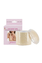 Load image into Gallery viewer, Lace Body Tape with Silicone Nipple Covers
