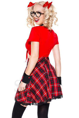 Flirty Prep School Girl Costume for Women