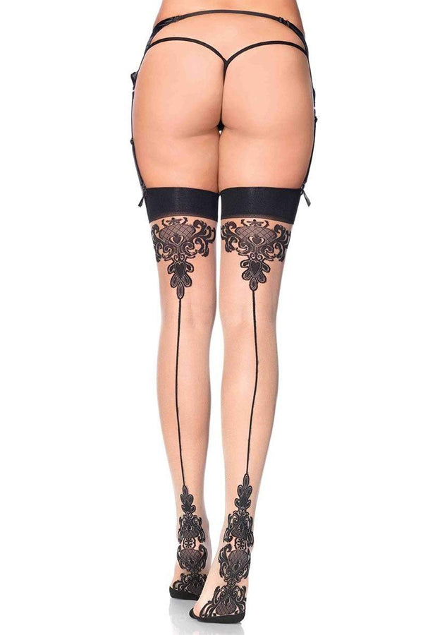 Tana Sheer Thigh High Stockings – Elegance with a Regal Edge