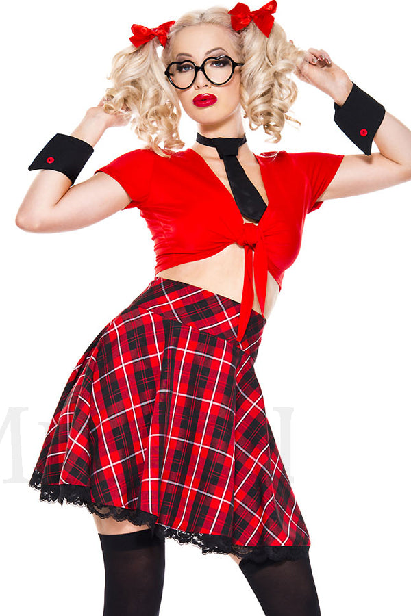 Flirty Prep School Girl Costume for Women