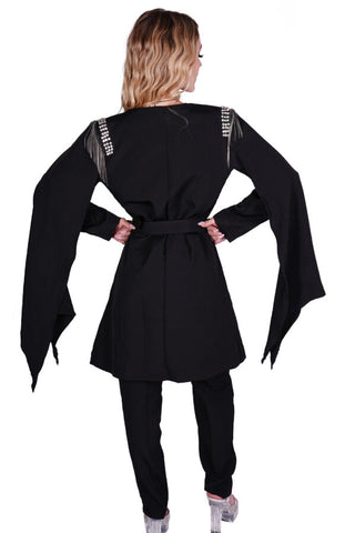 Three piece set with Coat, Pants and Belt