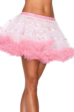 Load image into Gallery viewer, Layered Satin Striped Tulle Petticoat Skirt
