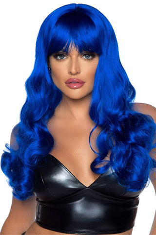 24" Long Wavy Wig with Bangs– Vivid, Vibrant, and Totally Transformative