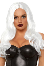 Load image into Gallery viewer, 27&quot; Long Wavy Center Part Black Wig
