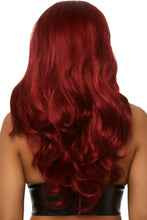 Load image into Gallery viewer, 27&quot; Long Wavy Center Part Black Wig
