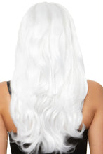 Load image into Gallery viewer, 27&quot; Long Wavy Center Part Black Wig
