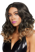 Load image into Gallery viewer, 18&quot; Curly Ombre Long Bob Wig – Bold, Bouncy, and Beautiful
