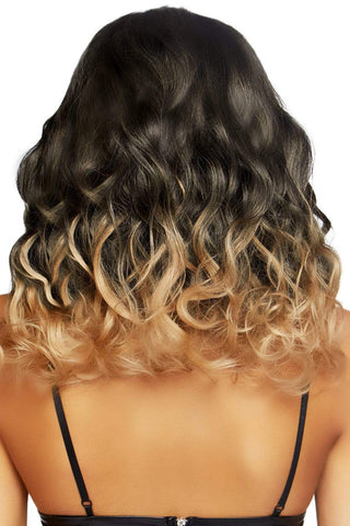18" Curly Ombre Long Bob Wig – Bold, Bouncy, and Beautiful