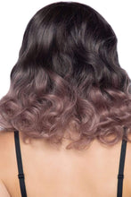Load image into Gallery viewer, 18&quot; Curly Ombre Long Bob Wig – Bold, Bouncy, and Beautiful
