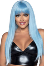 Load image into Gallery viewer, 24&quot; Straight Wig with Bangs- Pretty in Pastels
