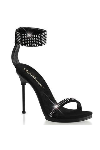 Evening Shoes With Rhinestone Ankle Cuff Slide