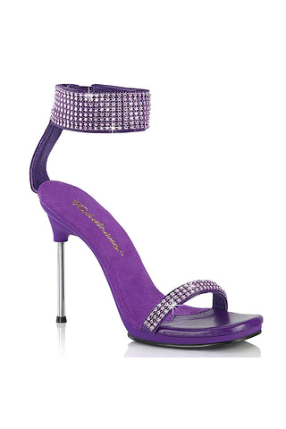 Evening Shoes With Rhinestone Ankle Cuff Slide