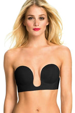 Load image into Gallery viewer, Backless &amp; Strapless U-Plunge Bra – Adhesive Support
