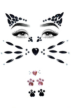 Load image into Gallery viewer, Animal Adhesive Face Jewels Sticker – Rhinestone Face &amp; Body Gems for Kitty Costumes, Halloween, and Dress-Up
