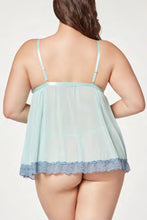 Load image into Gallery viewer, Two Piece Babydoll and Thong Panty Set
