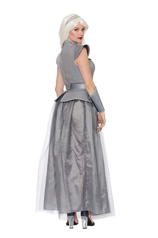 Dragon Queen – 5-Piece Regal Fantasy Halloween Costume Set with Headpiece & Tulle Skirt