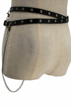 Load image into Gallery viewer, Leatherette Belt With Chains
