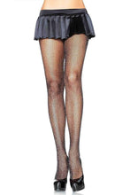 Load image into Gallery viewer, Paisley Glitter Fishnet Tights
