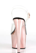 Load image into Gallery viewer, Chrome 7 Inch High Heel Platform Ankle Strap Sandals, Open Toe Stiletto Shoes with 2 3/4 Inch Platform
