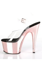 Load image into Gallery viewer, Chrome 7 Inch High Heel Platform Ankle Strap Sandals, Open Toe Stiletto Shoes with 2 3/4 Inch Platform
