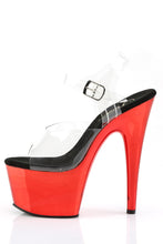 Load image into Gallery viewer, Chrome 7 Inch High Heel Platform Ankle Strap Sandals, Open Toe Stiletto Shoes with 2 3/4 Inch Platform
