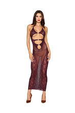 Load image into Gallery viewer, Seamless Knitted Bodystocking Gown and Shrug, Two Piece Set
