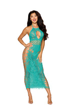 Load image into Gallery viewer, Seamless Bodystocking Gown with Fringe Hem
