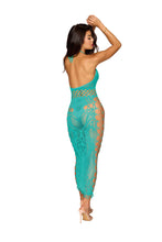 Load image into Gallery viewer, Seamless Bodystocking Gown with Fringe Hem
