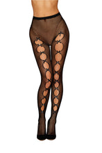 Load image into Gallery viewer, Fishnet Pantyhose with Playful Cut-out Details
