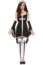 Load image into Gallery viewer, Sinfully Hot Nun Costume Set

