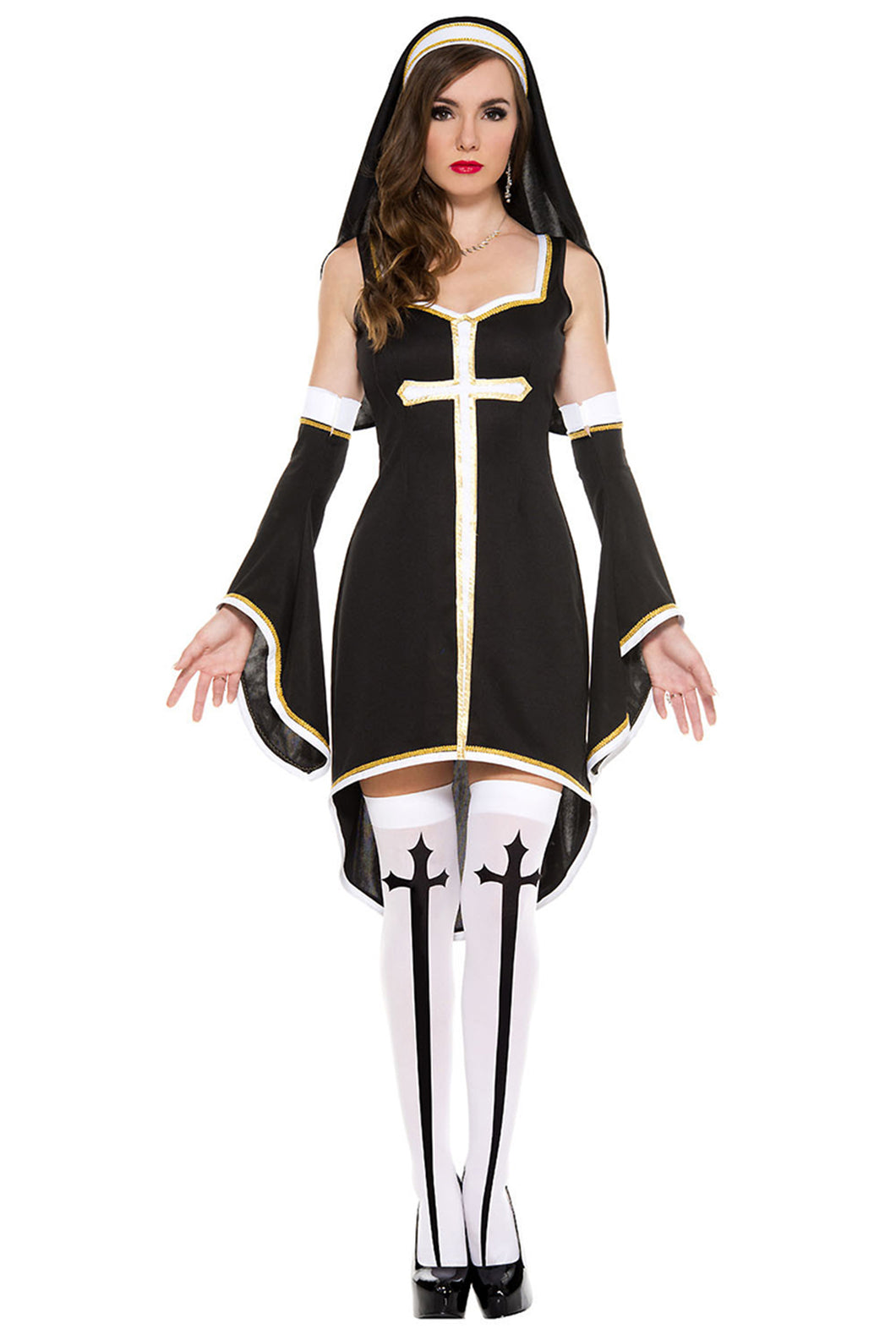 Sinfully Hot Nun Costume Set