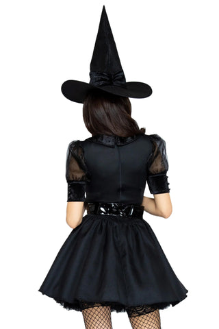 Bewitching Witch Costume: Vintage Glam Meets Witchy Charm