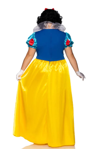 Two piece plus size Classic Snow White womens costume set