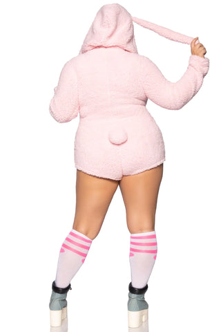 Plus Size Cuddle Bunny Women's Costume,  Onesie Romper