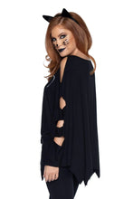 Load image into Gallery viewer, Cat Costume Poncho Set with Cat Ear Headband
