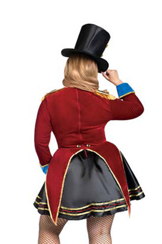 Plus Size Two Piece Classic Ringmaster costume