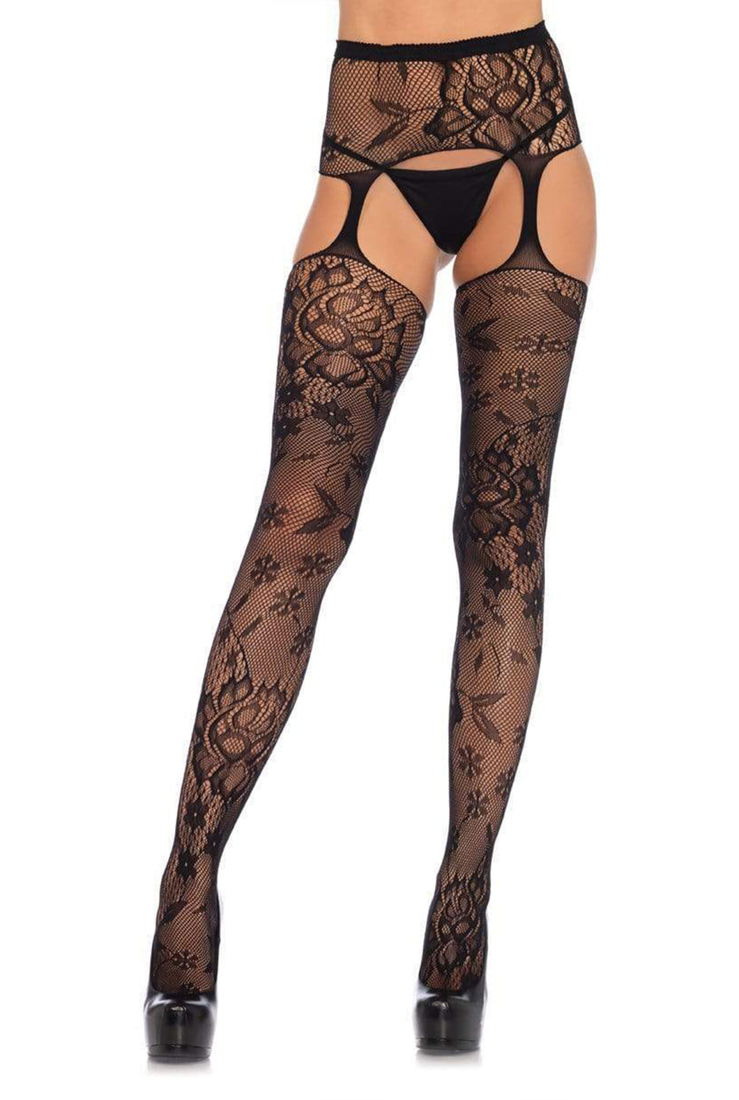 Chelsea Floral Lace Stockings – Elegant, Feminine, and Irresistibly Sexy