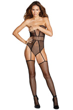 Load image into Gallery viewer, Strapless teddy bodystocking
