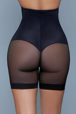 High Waist Mesh Shorts Bodyshaper