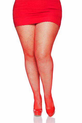 Risa Plus Nylon Fishnet Tights, Classic Fishnet Stockings