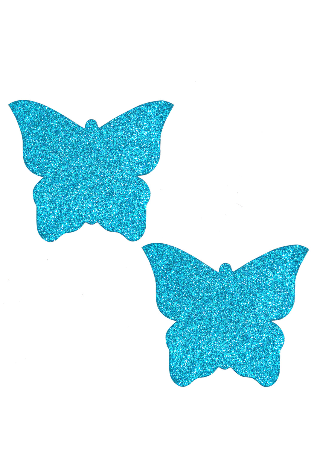 Blue Glitter Butterfly Pasties