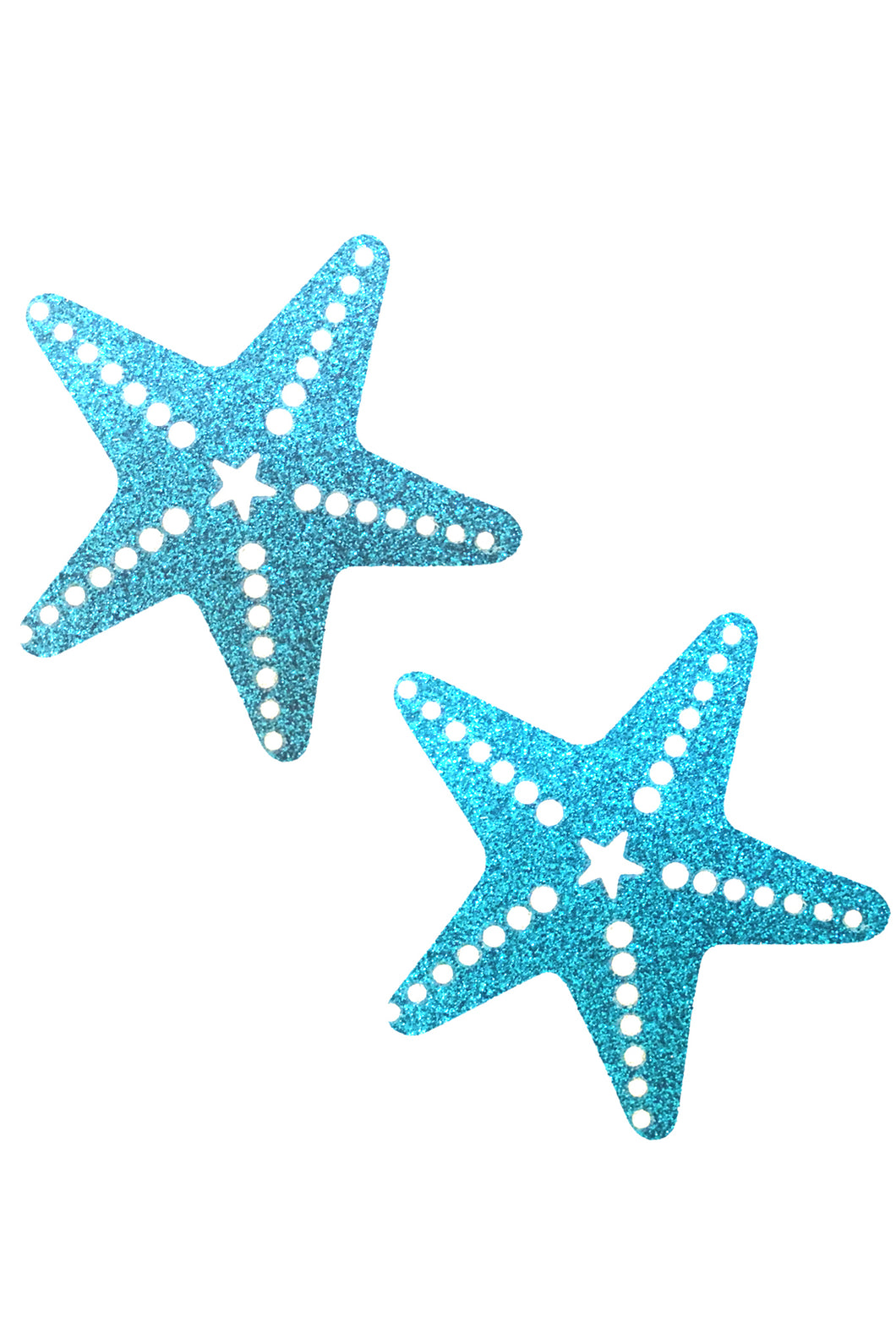 Bowie Blue Glitter Sexy Starfish Pasties