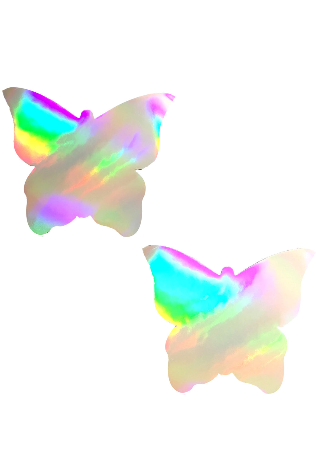 Care Bare Stare Holographic Butterfly Pasties