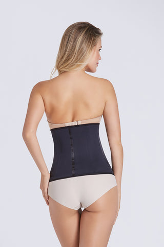 Sculpting latex waist trainer