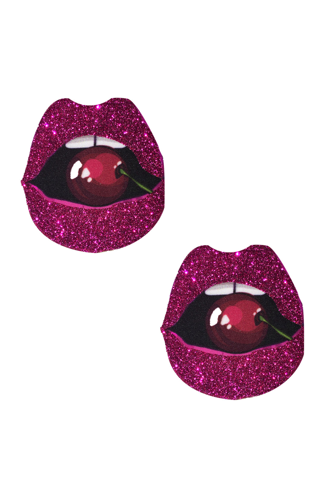 Awesome Poppin' Cherries Pink Glitter Lip Pasties