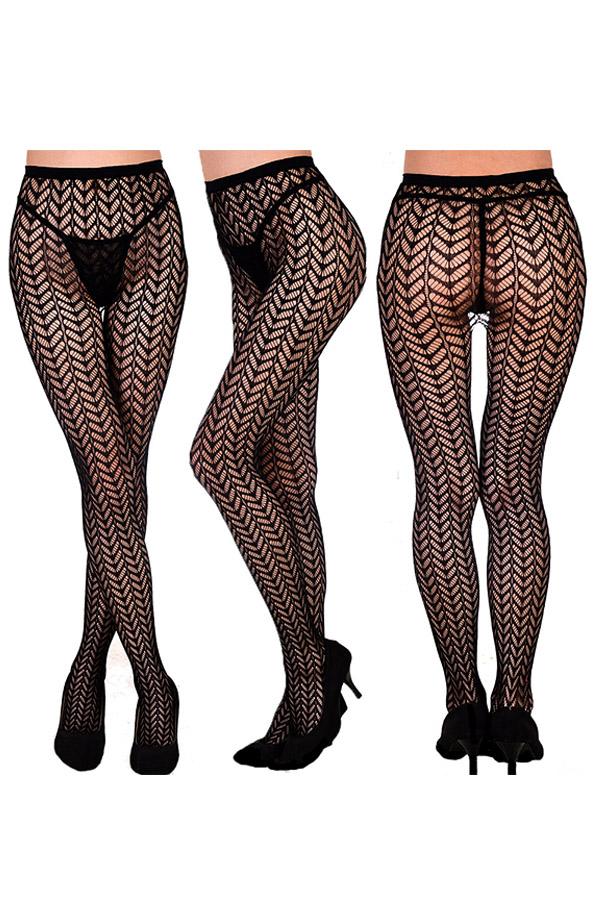 Patterned Lace Pantyhose (6 Pack)