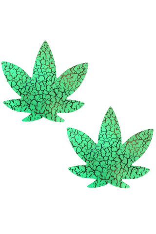 Glow Dark Synaptic Storm Holographic Dope AF Pasties