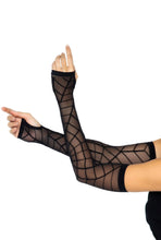 Load image into Gallery viewer, Spider Web Arm Warmer Gloves
