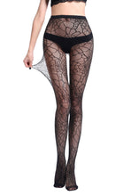 Load image into Gallery viewer, Spider Web Design Pantyhose
