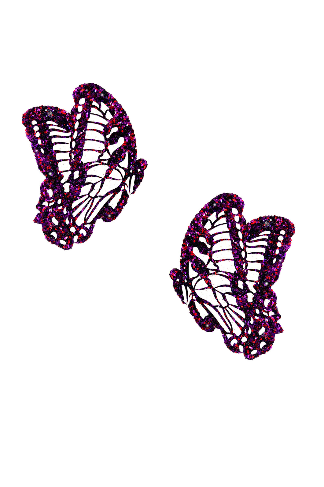 Sparkle Pink Glitter Beautiful Butterfly Kisses Pasties